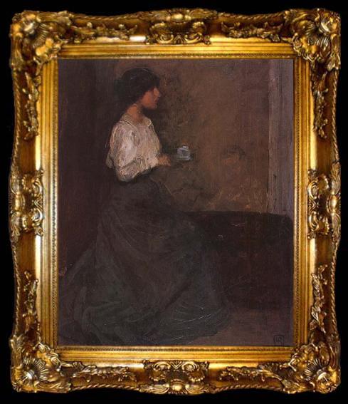 framed  Hugh Ramsay Seated Figure, ta009-2